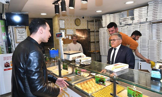 Büyükkılıç'tan Esnaf Ziyareti