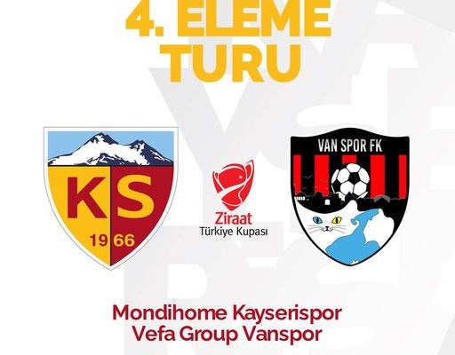 Kayserispor'un, Türkiye Kupası 4'üncü Tur rakibi belli oldu