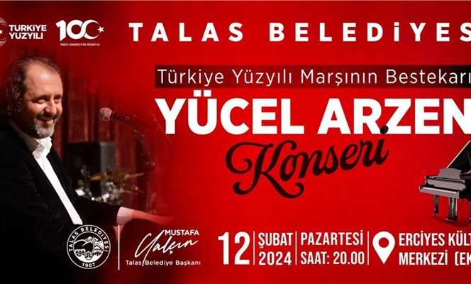 TALAS'TA YÜCEL ARZEN KONSERİ